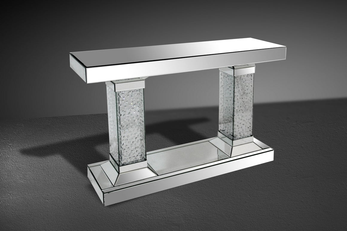 Modrest Triomphe Mirrored Console Table