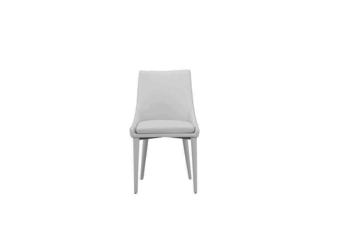 Modrest Lane Modern White Leatherette Dining Chair (Set of 2)