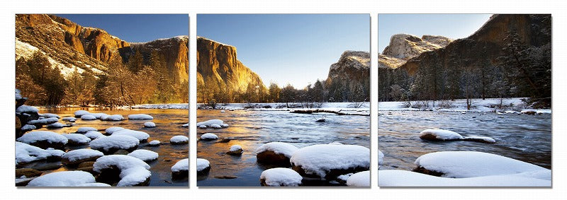 Modrest Yosemite 3-Panel Photo On Canvas
