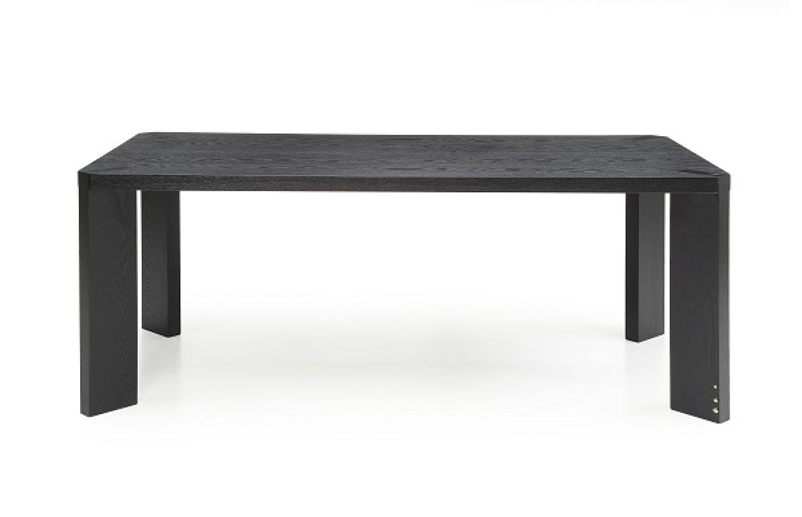 Modrest Wales Modern Smoked Ash Dining Table