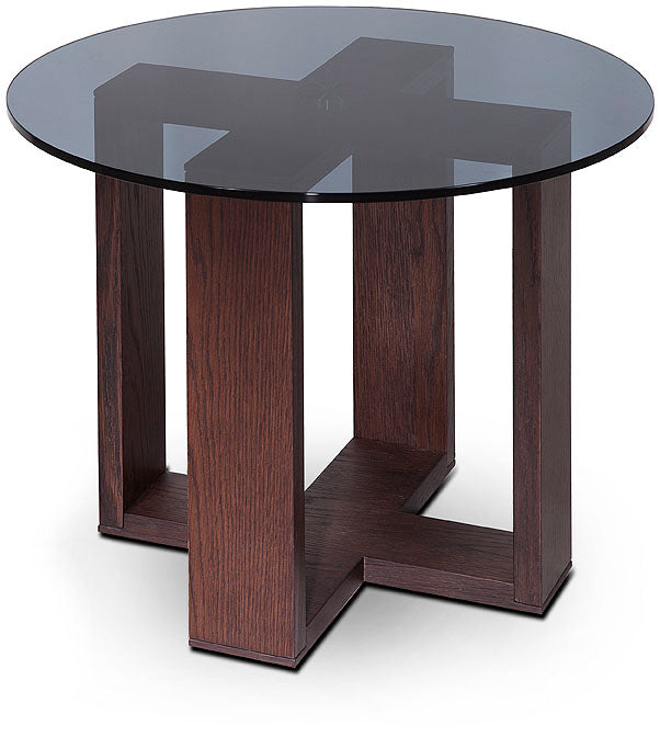 Modrest Heath - Modern Brown Oak Side Table