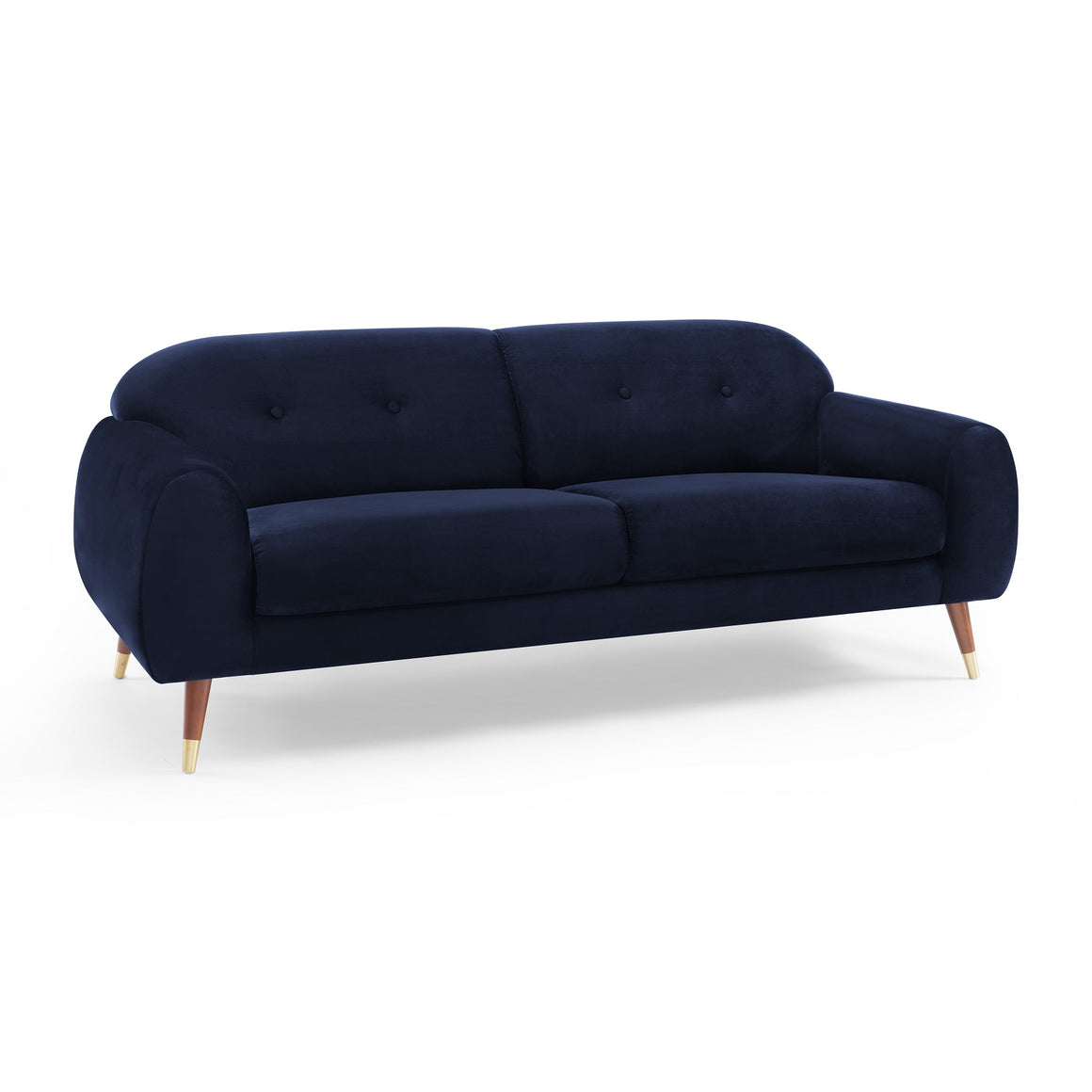 IRIS Velvet Sofa in Dark Blue