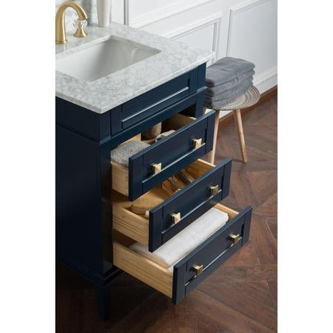 Alex 24" Single Bathroom Vanity Set in Blue