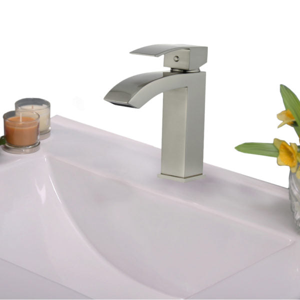 ZL12266-BN Legion Furniture Single Hole Single Handle Bathroom Faucet with Drain Assembly