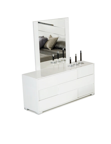 Modrest Ancona Italian Modern White Mirror