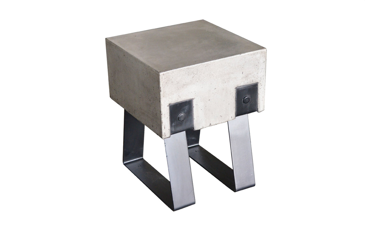 Modrest Cope Modern Concrete & Black Stool