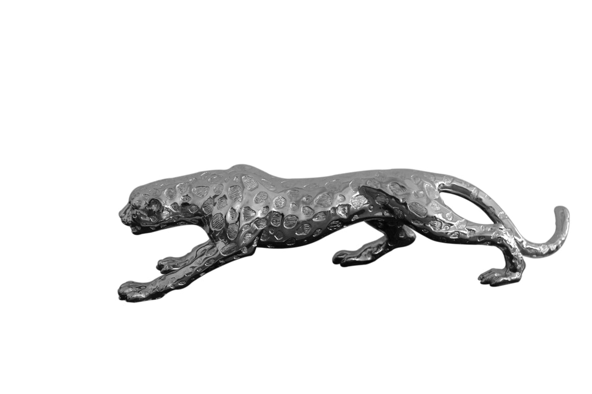 Modrest Jaguar Modern Silver Sculpture