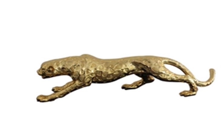 Modrest Jaguar Modern Gold Sculpture