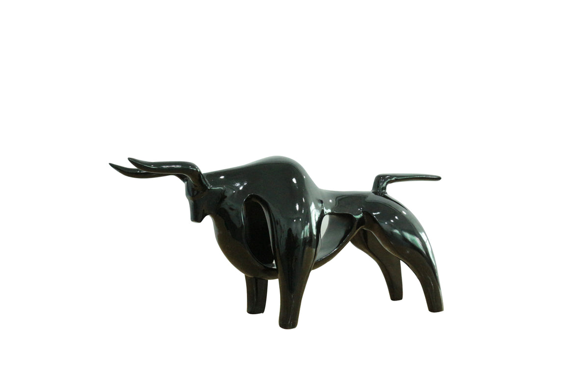 Modrest Oxen Modern Black Sculpture