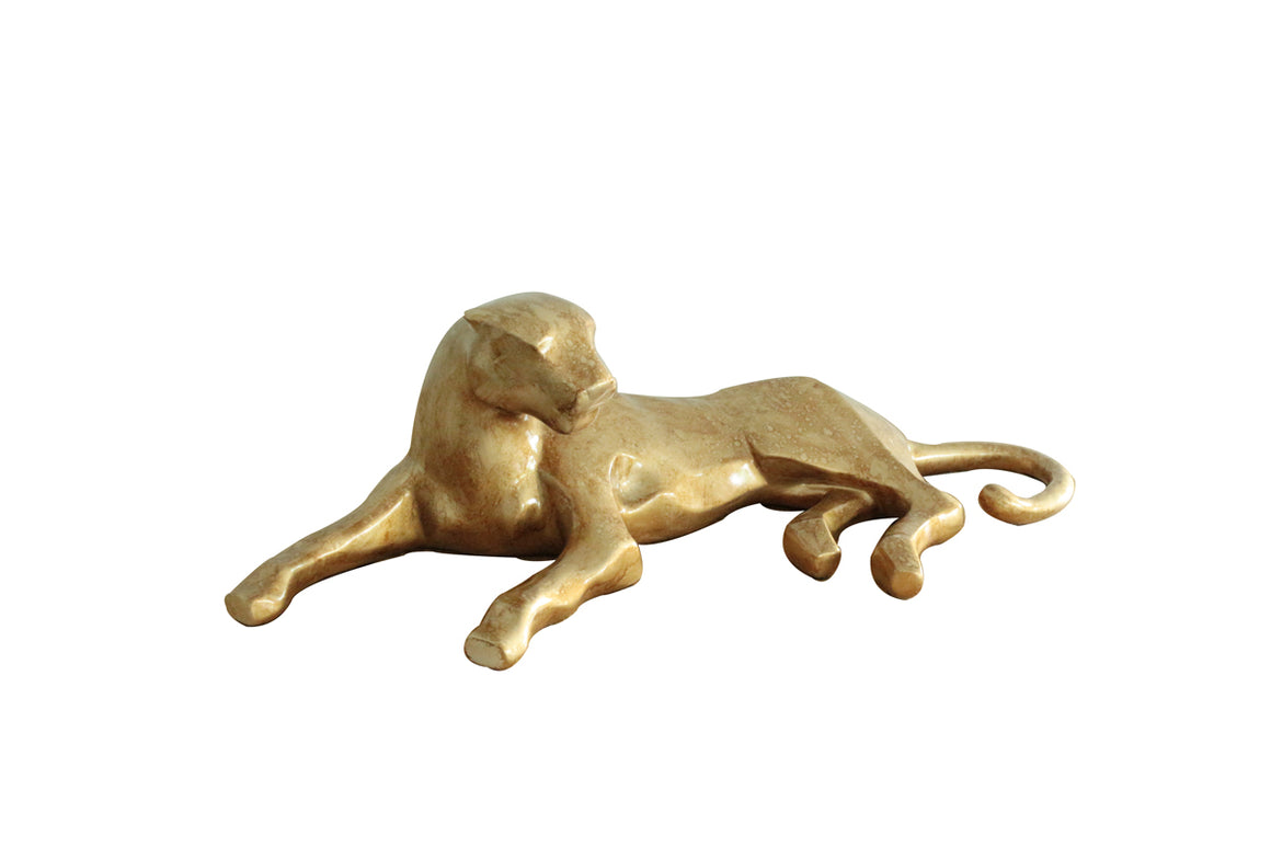 Modrest Puma Modern Gold Sculpture