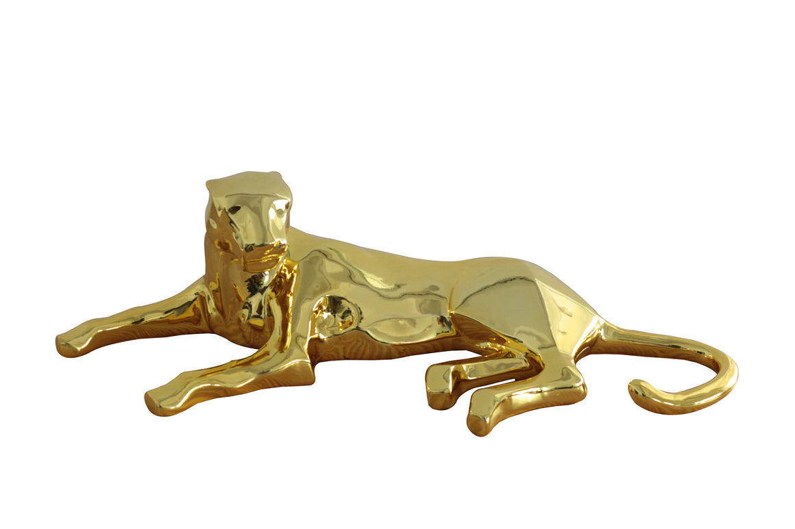 Modrest Puma Modern Gold Mirror Sculpture