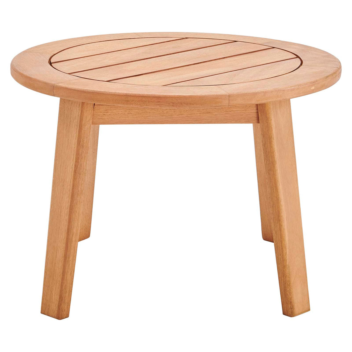 Vero Ash Wood Outdoor Patio Side End Table Natural