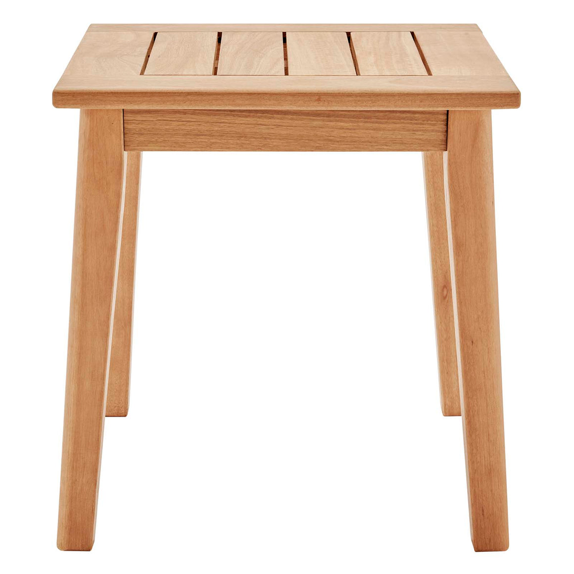 Viewscape Outdoor Patio Ash Wood End Table Natural