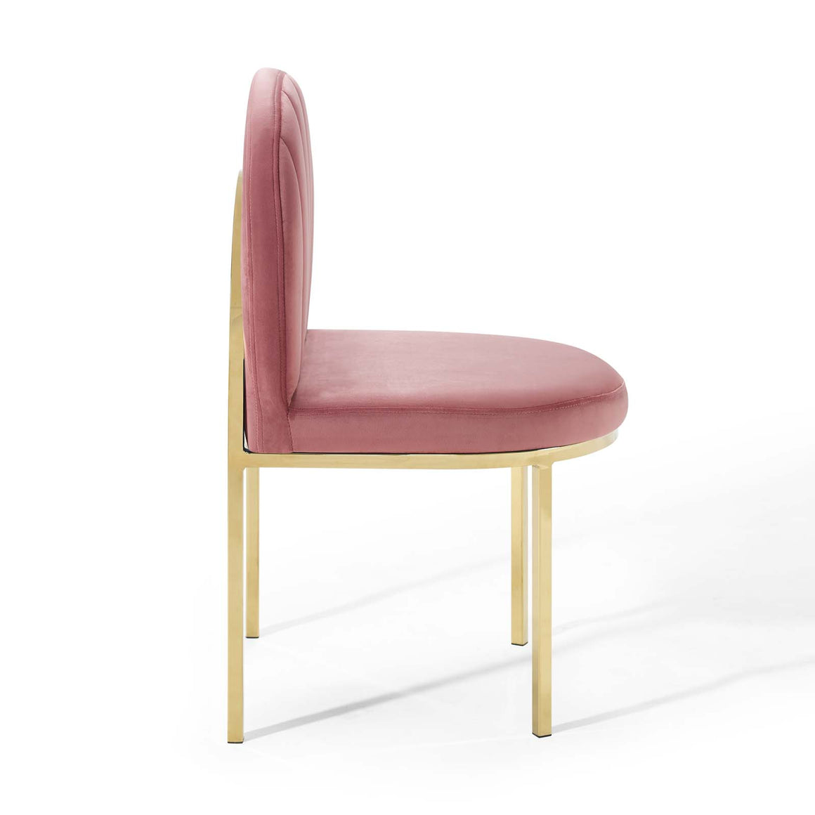 Isla Channel Tufted Performance Velvet Dining Side Chair