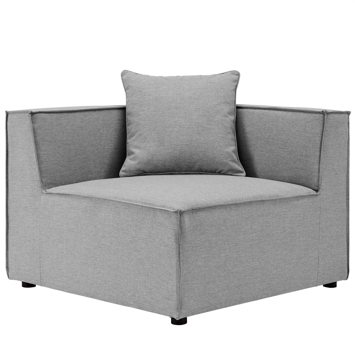 Saybrook Outdoor Patio Upholstered 4-Piece Sectional Sofa