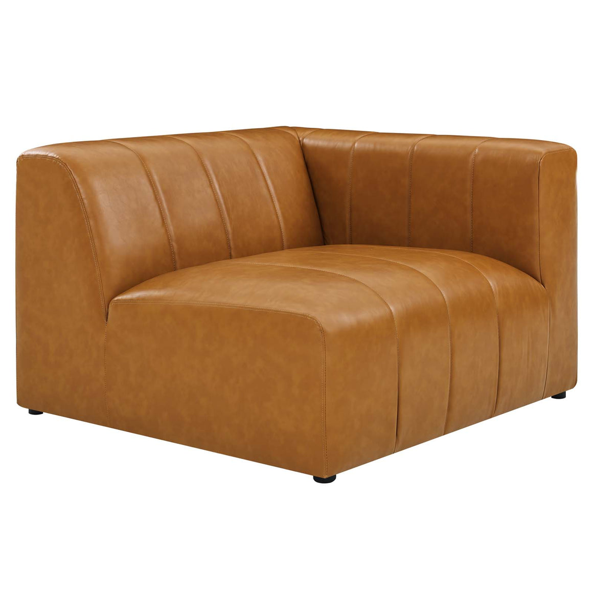Bartlett Vegan Leather  4-Piece Sectional Sofa