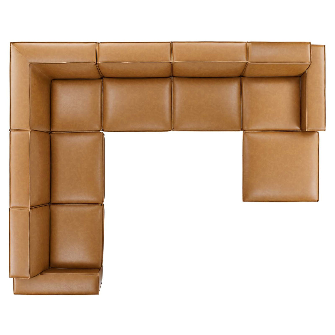 Restore 7-Piece Vegan Leather Sectional Sofa