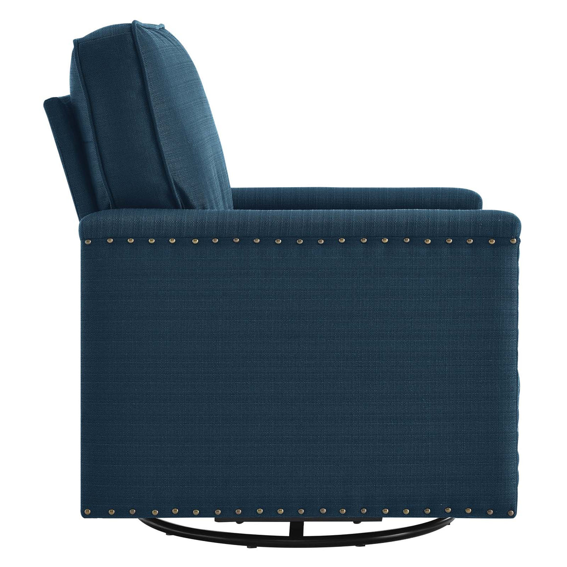 Ashton Upholstered Fabric Swivel Chair