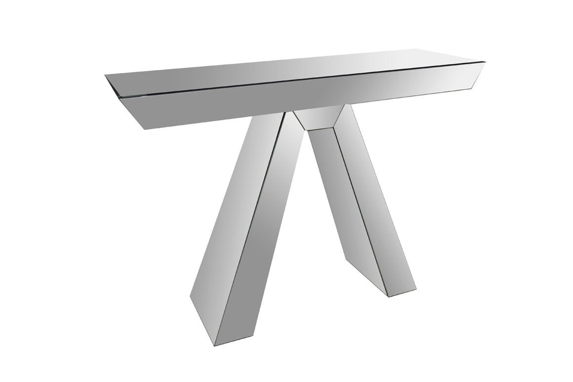 Modrest Fosse Modern Mirrored Console Table