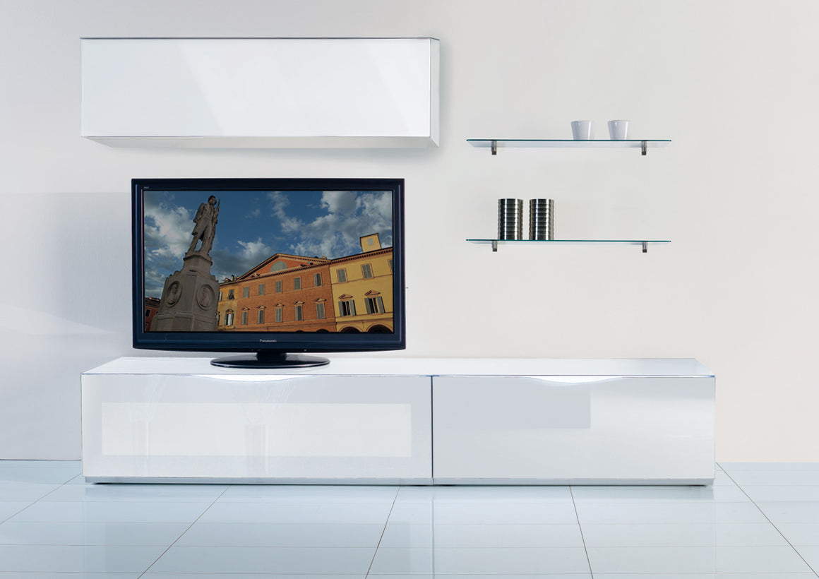 Modrest Modena - MO-USA2 White Made in Italy TV Entertainment System