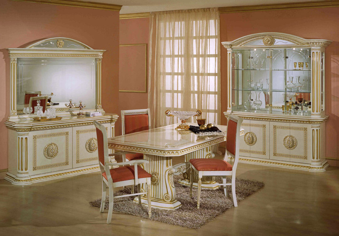 Modrest Rossella Beige Traditional Dining Set (Including China)