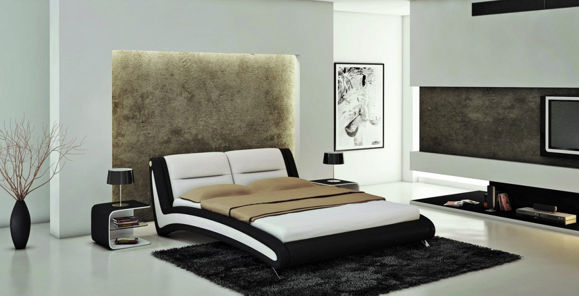 Modrest J211B - Contemporary Eco-Leather Bed