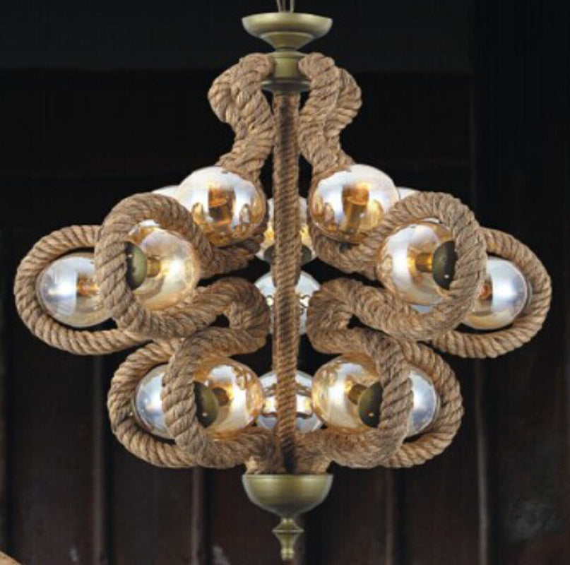 Modrest Barrel Modern Rope Chandelier