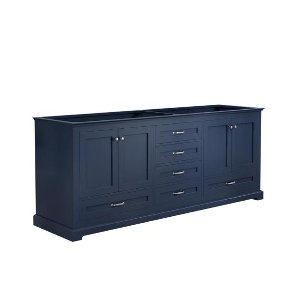 Dukes 80" Navy Blue Vanity Cabinet Only
