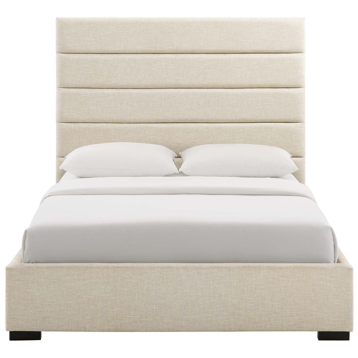 Genevieve  Upholstered Fabric Platform Bed