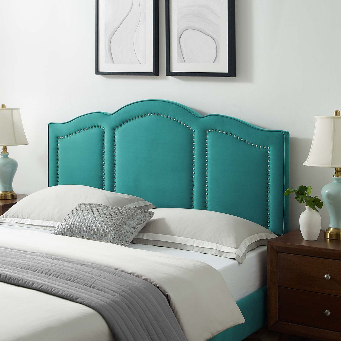 Cecilia Performance Velvet Headboard