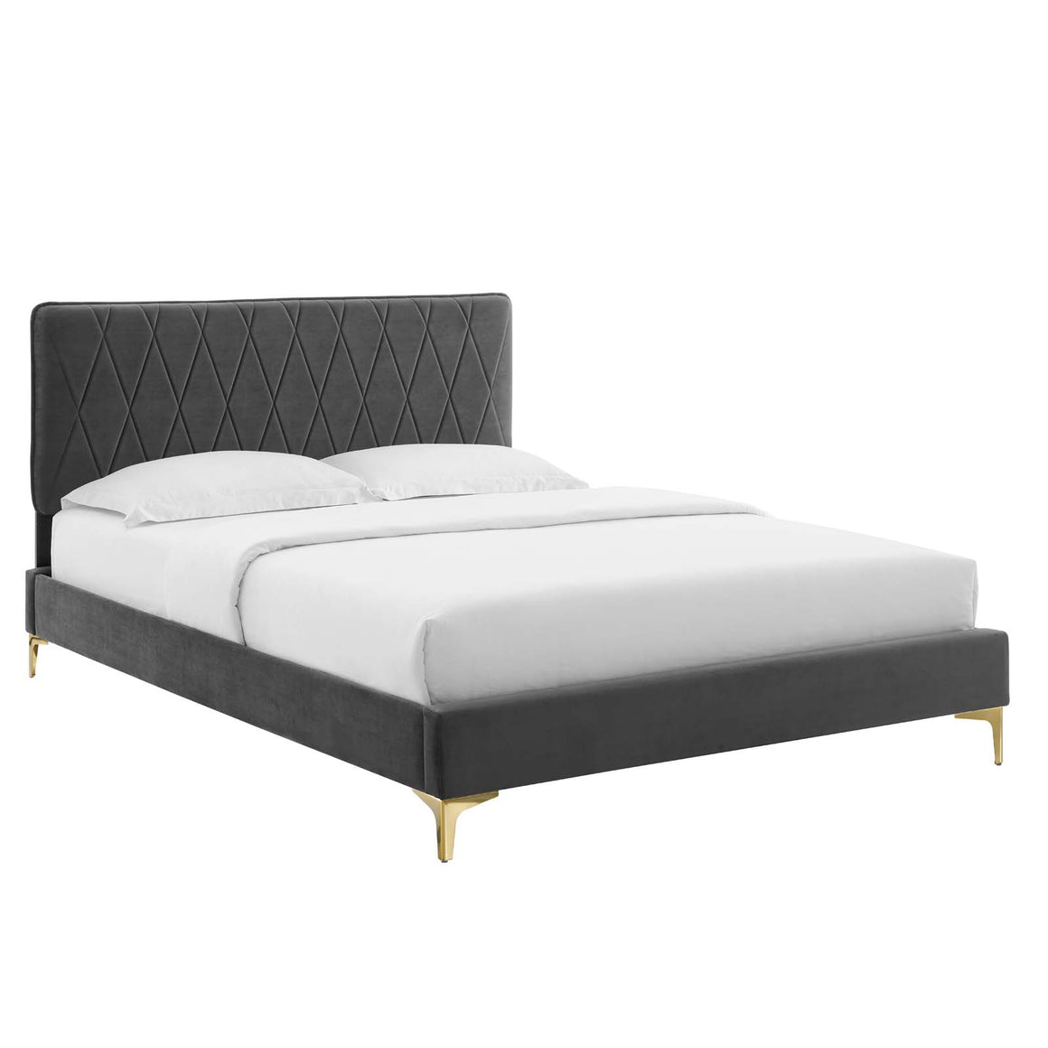 Phillipa Performance Velvet Platform Bed