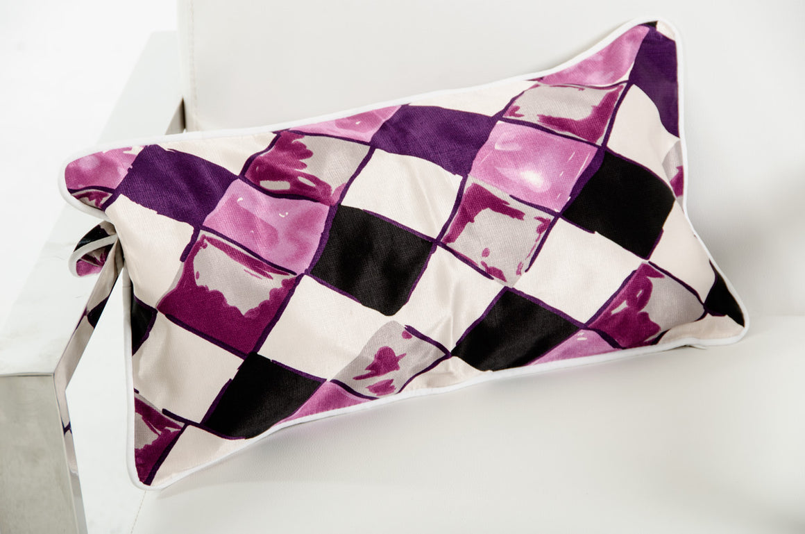 Modrest Roche Purple Throw Pillow